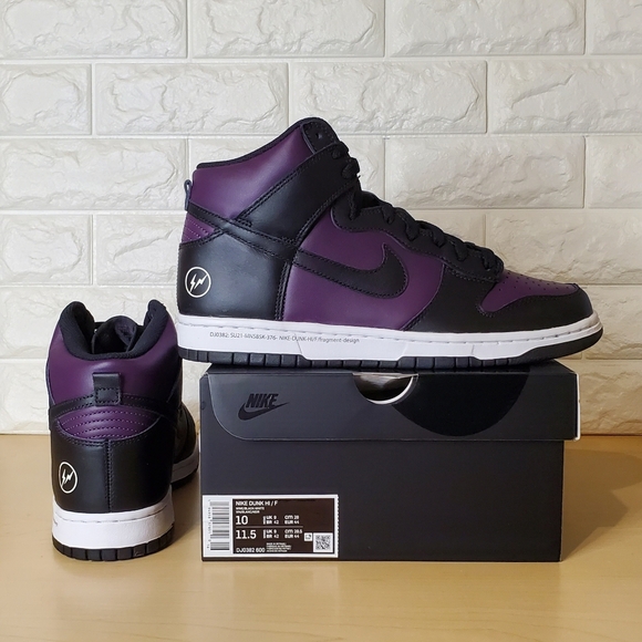 fragment x nike dunk high beijing mens